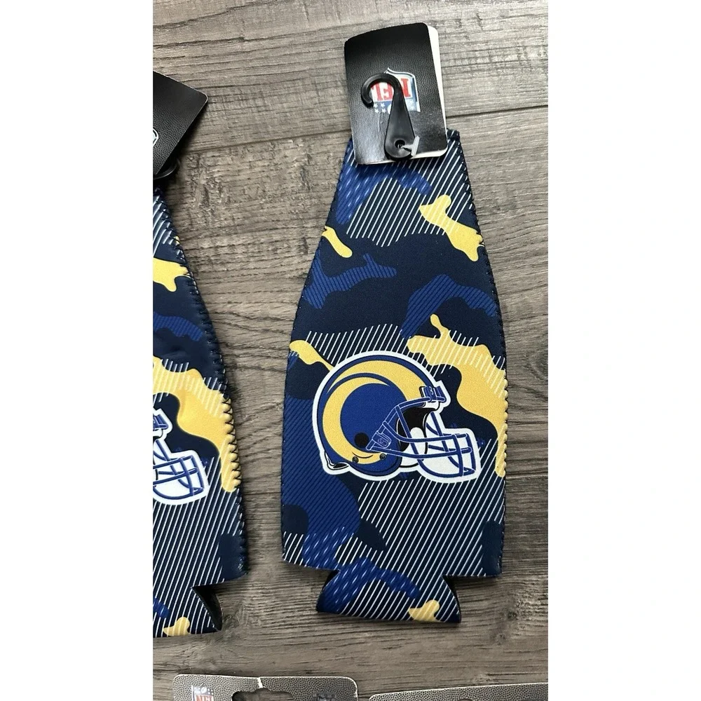 NEW‎ NFL Los Angeles Rams Can Cooler Koozie Holder 12oz Game Time